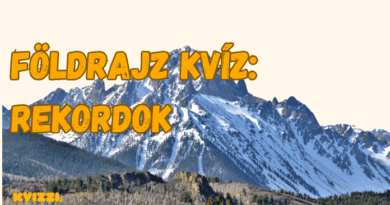 foldrajz rekordok kviz