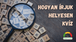 helyesiras kviz