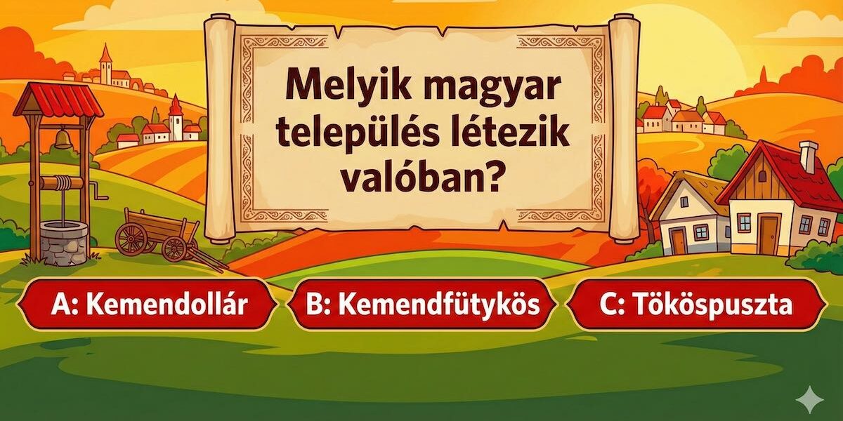 kviz teszt magyar helységnevek földrajz kviz cover