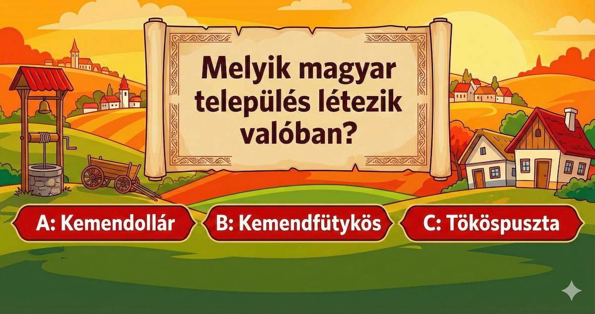 kviz teszt magyar helységnevek földrajz kviz cover