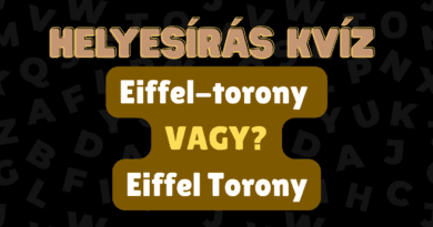Helyesirás Kvíz Eiffel