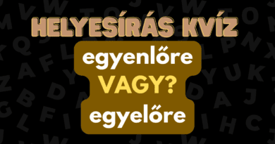 Helyesírás kvíz egyenlőre 2025-41