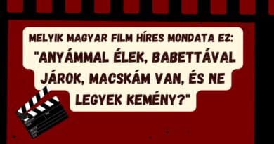 film kvíz magyar filmidézet