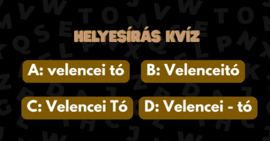 helyesirás kvíz 2025 43 Velencei