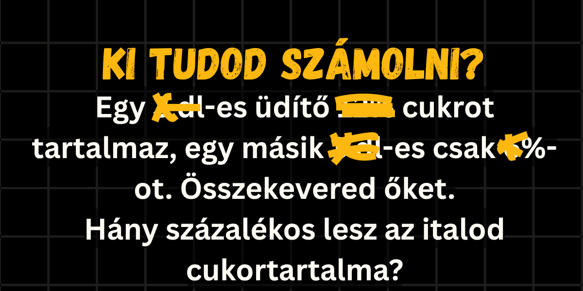 matek kvíz cukottartalom