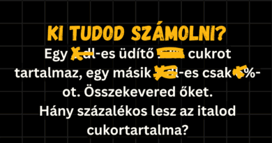 matek kvíz cukottartalom