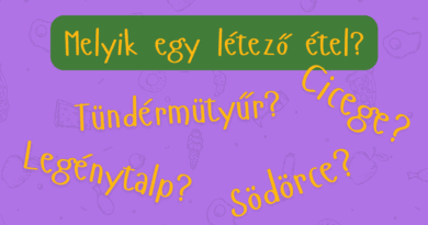 recept kvíz Melyik létező étel