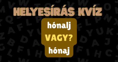 helyesiras kviz nyelvtan j vagy ly honalj