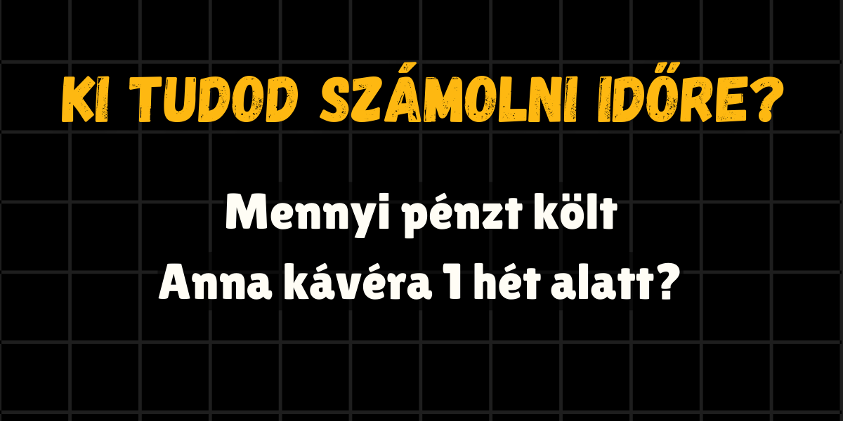 matek kvíz kávé anna cover