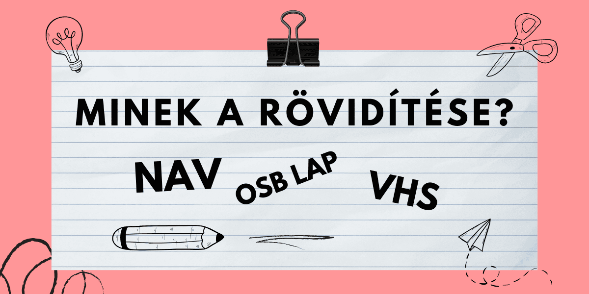 műveltségi kvíz magyar nyelv rövidítések