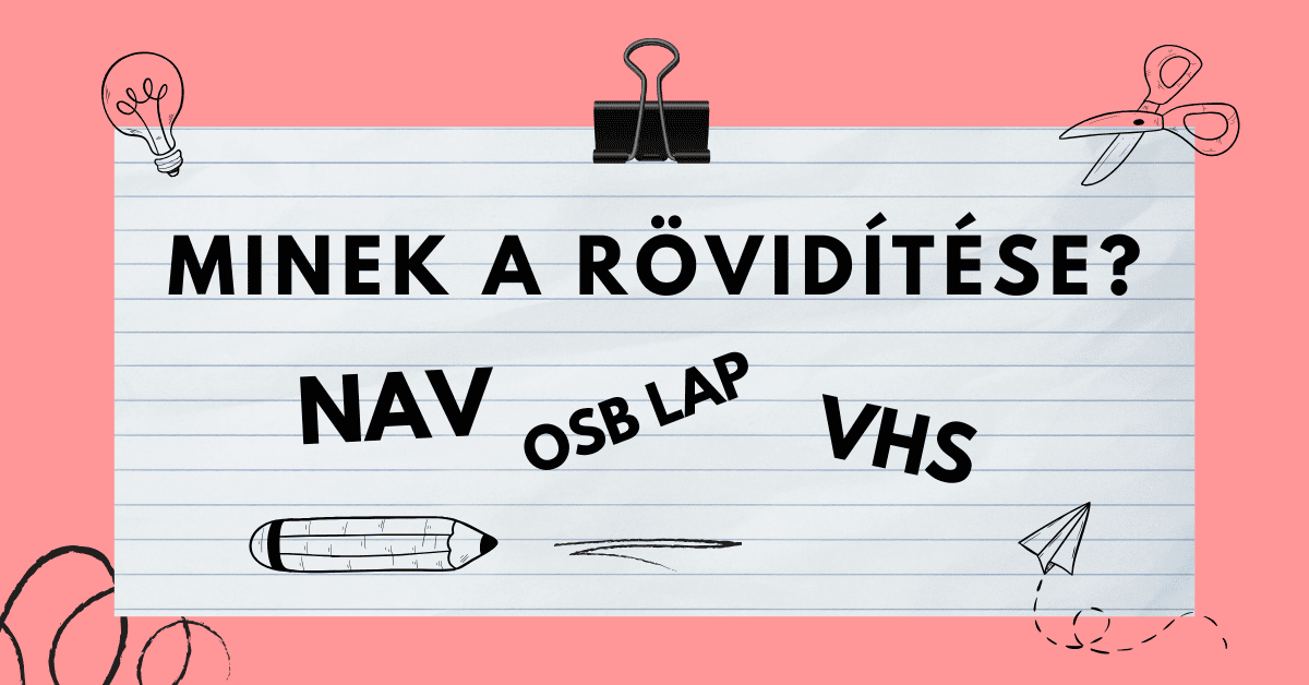 műveltségi kvíz magyar nyelv rövidítések