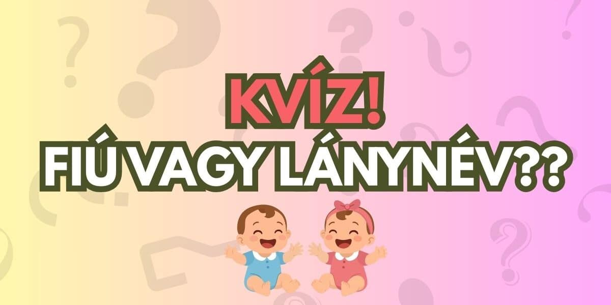 napikvíz fiú vagy lánynév kviz cover