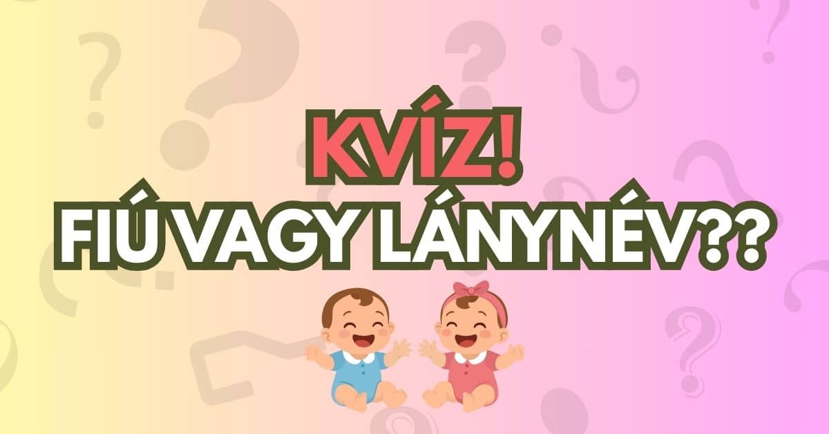 napikvíz fiú vagy lánynév kviz cover