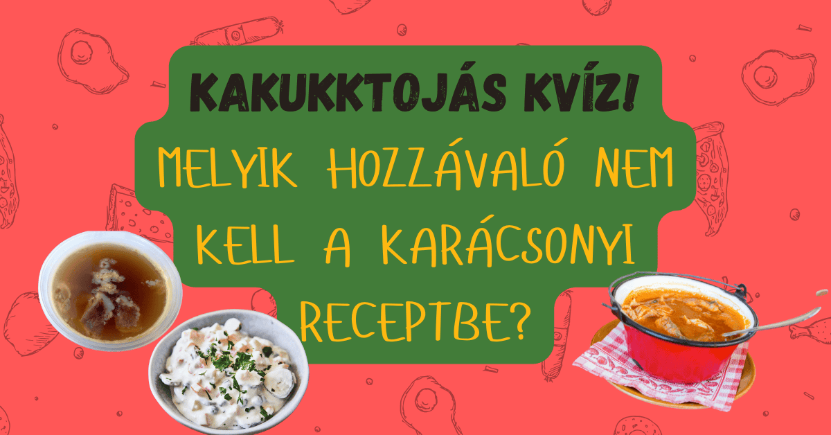 recept kvíz karácsonyi ételek