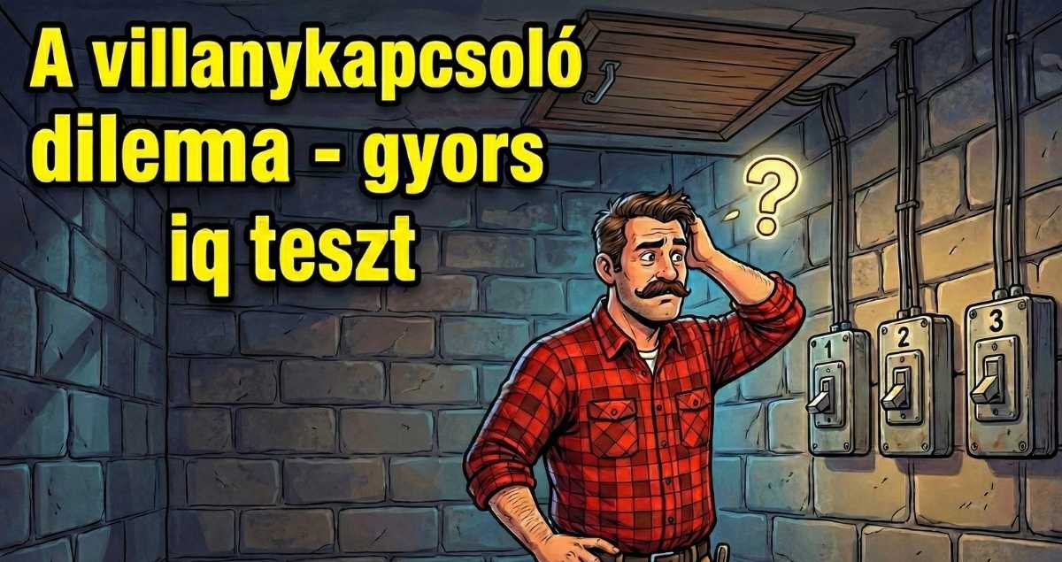 gyors iq teszt villanykapcsoló dilemma cover