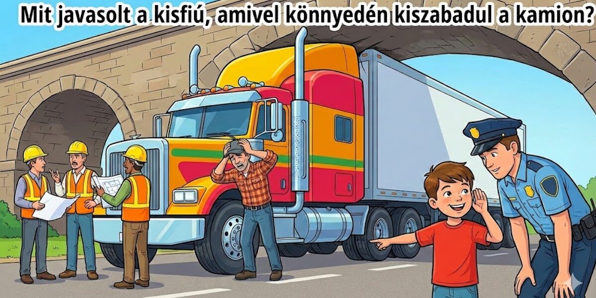 gyors iq teszt kamionos logikai feladat