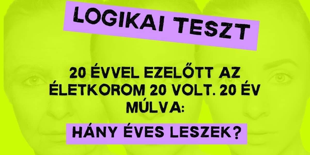 gyors iq teszt 20 év cover